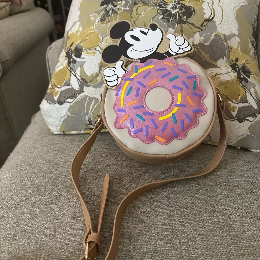 Disney Mickey Mouse Donut‎ Crossbody NEW